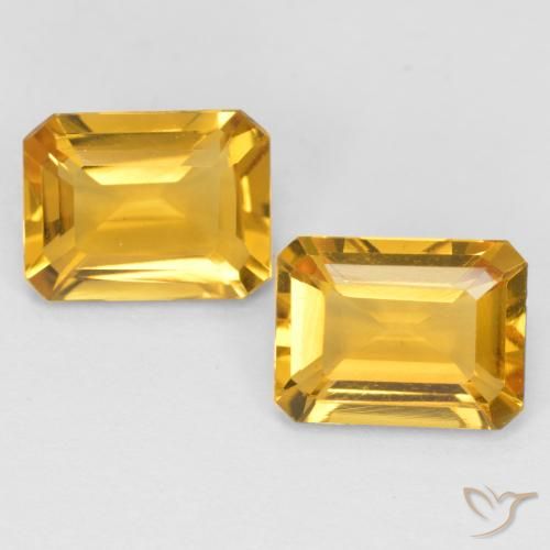 Shop natural 2.82ct Orange Doré Citrine gems, Octogone / coupe Émeraude, from Brésil at GemSelect. In stock, global shipping!