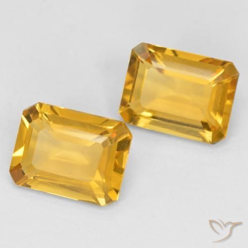 Shop natural 2.82ct Orange Doré Citrine gems, Octogone / coupe Émeraude, from Brésil at GemSelect. In stock, global shipping!