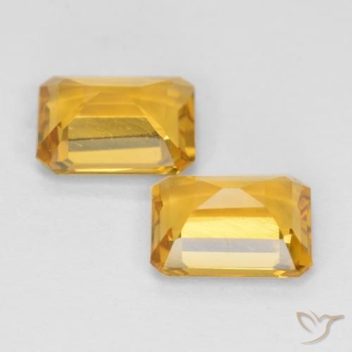 Shop natural 2.82ct Orange Doré Citrine gems, Octogone / coupe Émeraude, from Brésil at GemSelect. In stock, global shipping!