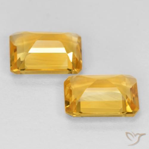 Shop natural 2.55ct Orange Doré Citrine gems, Octogone / coupe Émeraude, from Brésil at GemSelect. In stock, global shipping!