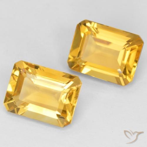 Shop natural 3.09ct Doré moyen Citrine gems, Octogone / coupe Émeraude, from Brésil at GemSelect. In stock, global shipping!