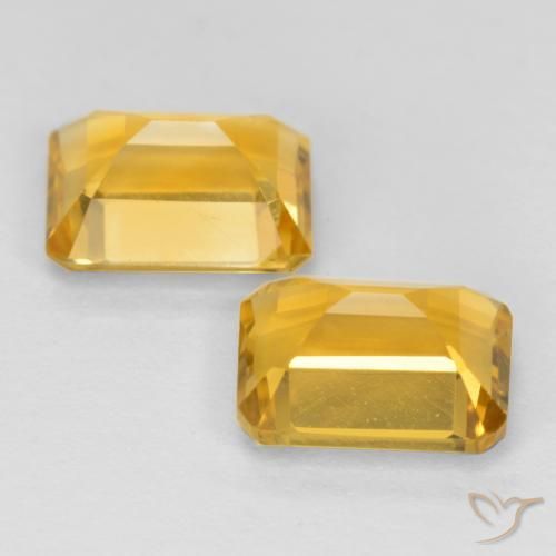 Shop natural 3.09ct Doré moyen Citrine gems, Octogone / coupe Émeraude, from Brésil at GemSelect. In stock, global shipping!