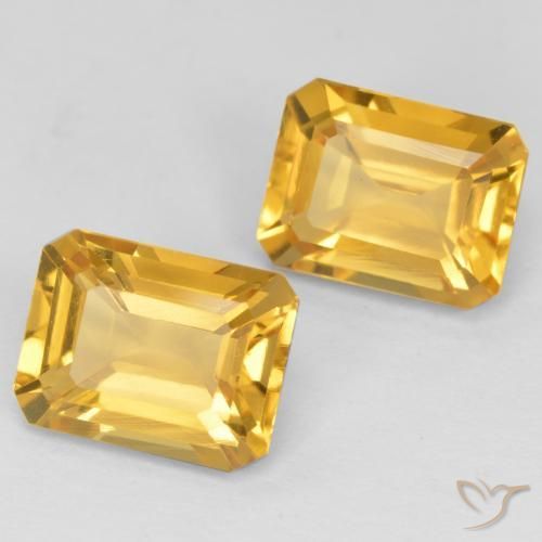 Shop natural 3.02ct Doré moyen Citrine gems, Octogone / coupe Émeraude, from Brésil at GemSelect. In stock, global shipping!