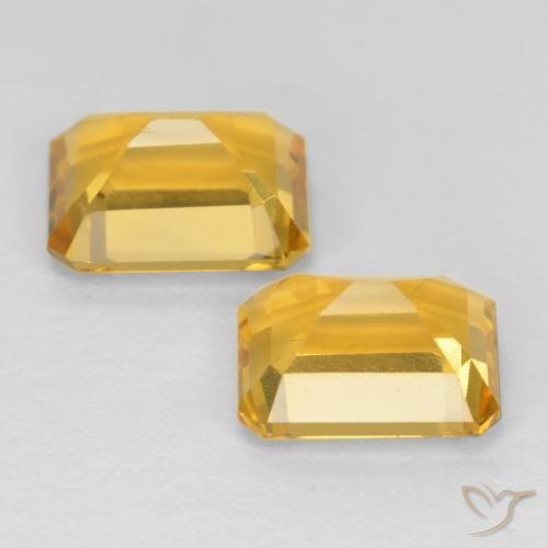 Shop natural 3.02ct Doré moyen Citrine gems, Octogone / coupe Émeraude, from Brésil at GemSelect. In stock, global shipping!