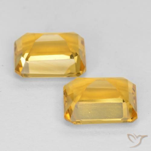 Shop natural 3.16ct Doré Citrine gems, Octogone / coupe Émeraude, from Brésil at GemSelect. In stock, global shipping!