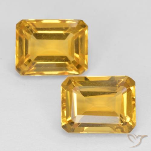 Shop natural 3.33ct Doré moyen-foncé Citrine gems, Octogone / coupe Émeraude, from Brésil at GemSelect. In stock, global shipping!