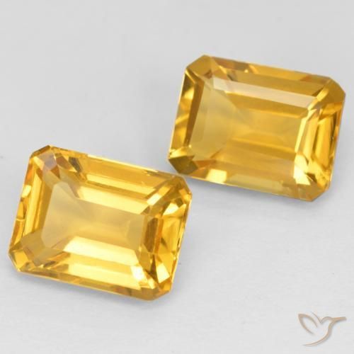 Shop natural 3.33ct Doré moyen-foncé Citrine gems, Octogone / coupe Émeraude, from Brésil at GemSelect. In stock, global shipping!