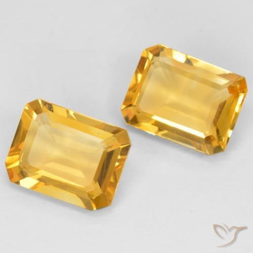 Shop natural 2.61ct Orange Doré Citrine gems, Octogone / coupe Émeraude, from Brésil at GemSelect. In stock, global shipping!