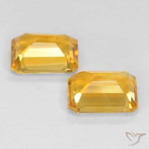 Shop natural 2.61ct Orange Doré Citrine gems, Octogone / coupe Émeraude, from Brésil at GemSelect. In stock, global shipping!