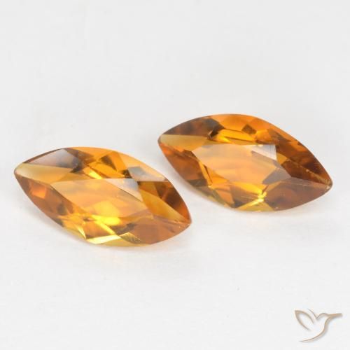 Shop natural 0.95ct Orange brun Citrine gems, Marquise, from Brésil at GemSelect. In stock, global shipping!