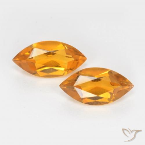 Achetez naturel 0.95ct Or orange foncé Citrine gems, Marquise, En provenance Brésil chez GemSelect. En stock, livraison internationale!