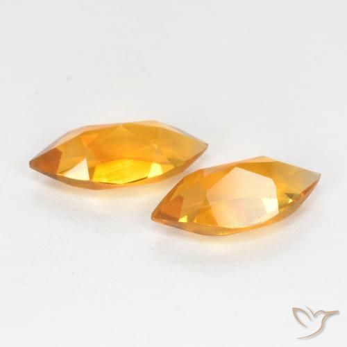 Achetez naturel 0.95ct Or orange foncé Citrine gems, Marquise, En provenance Brésil chez GemSelect. En stock, livraison internationale!