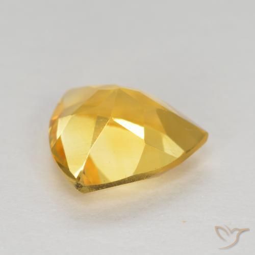 Citrine Or moyen naturelle Trillion, 0.94 ct, VVS-VS