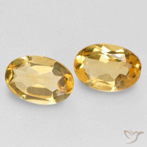 Shop natural 0.73ct Doré moyen Citrine gems, ovale, from Brésil at GemSelect. In stock, global shipping!