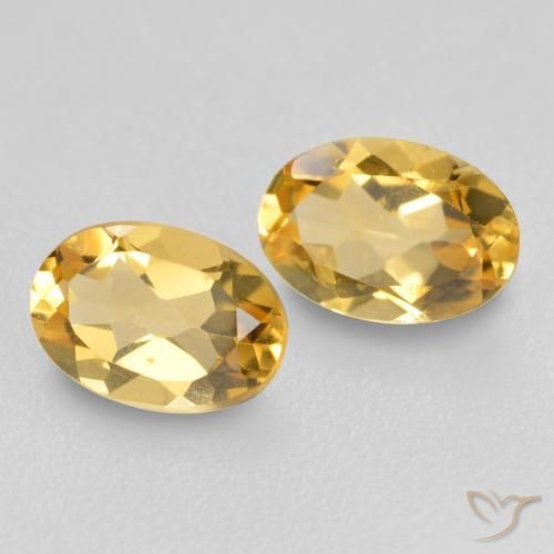 Shop natural 0.80ct Doré moyen-léger Citrine gems, ovale, from Brésil at GemSelect. In stock, global shipping!