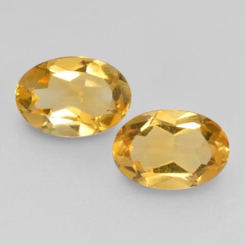 Achetez naturel 0.80ct Doré moyen Citrine gems, Coupe ovale, En provenance Brésil chez GemSelect. En stock, livraison internationale!