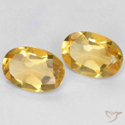 Shop natural 0.74ct Doré moyen Citrine gems, ovale, from Brésil at GemSelect. In stock, global shipping!