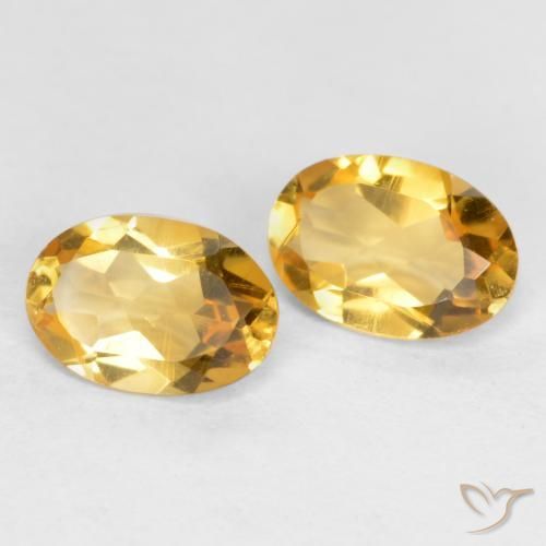 Shop natural 0.72ct Orange Doré Citrine gems, ovale, from Brésil at GemSelect. In stock, global shipping!