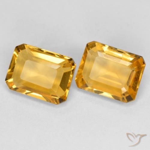 Shop natural 2.94ct Orange-or Citrine gems, Octogone / coupe Émeraude, from Brésil at GemSelect. In stock, global shipping!