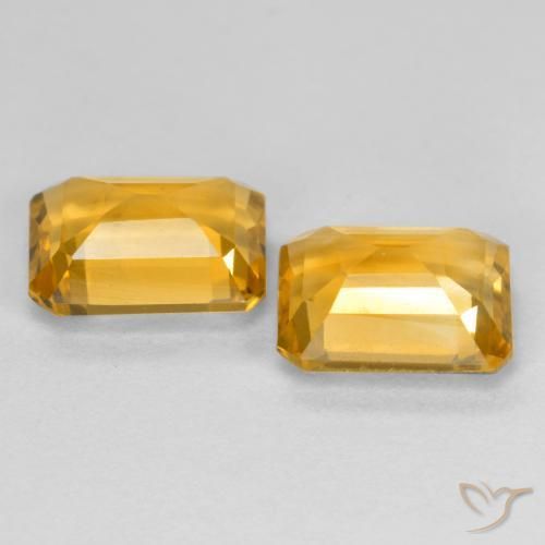 Shop natural 2.94ct Orange-or Citrine gems, Octogone / coupe Émeraude, from Brésil at GemSelect. In stock, global shipping!