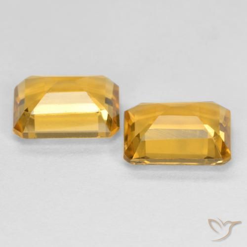 Shop natural 2.93ct Or-orange moyen Citrine gems, Octogone / coupe Émeraude, from Brésil at GemSelect. In stock, global shipping!