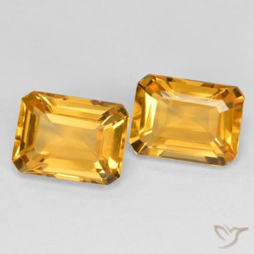 Shop natural 3.07ct Orange-or Citrine gems, Octogone / coupe Émeraude, from Brésil at GemSelect. In stock, global shipping!