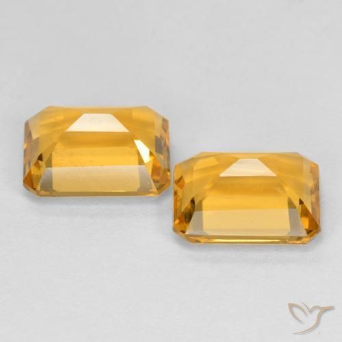 Shop natural 3.07ct Orange-or Citrine gems, Octogone / coupe Émeraude, from Brésil at GemSelect. In stock, global shipping!