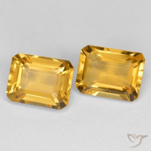 Shop natural 3.02ct Doré Citrine gems, Octogone / coupe Émeraude, from Brésil at GemSelect. In stock, global shipping!
