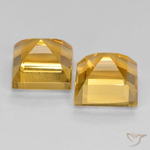 Shop natural 3.65ct Doré foncé Citrine gems, Carré, from Brésil at GemSelect. In stock, global shipping!