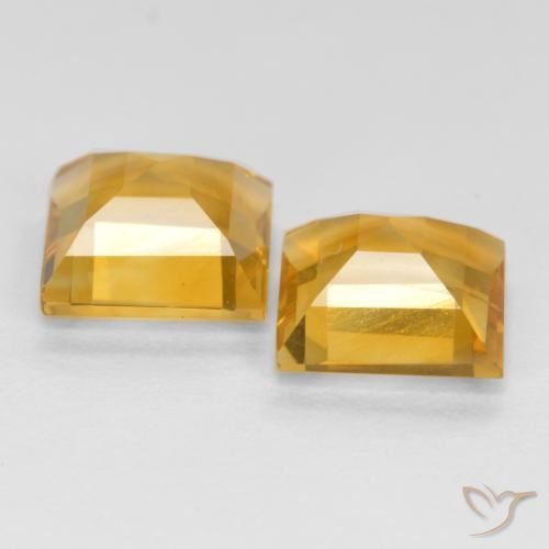 Shop natural 2.85ct Orange doré profond Citrine gems, Carré, from Brésil at GemSelect. In stock, global shipping!