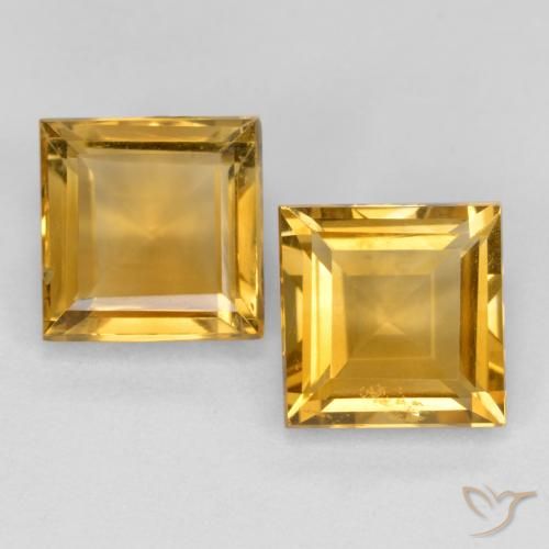 Shop natural 3.16ct Orange doré profond Citrine gems, Carré, from Brésil at GemSelect. In stock, global shipping!