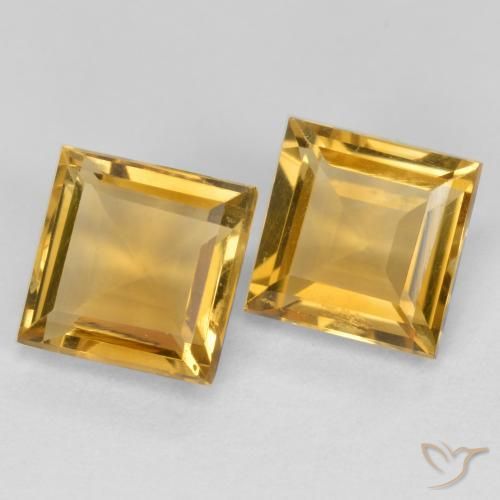Shop natural 3.16ct Orange doré profond Citrine gems, Carré, from Brésil at GemSelect. In stock, global shipping!