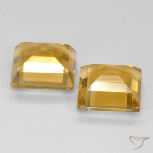Shop natural 3.16ct Orange doré profond Citrine gems, Carré, from Brésil at GemSelect. In stock, global shipping!