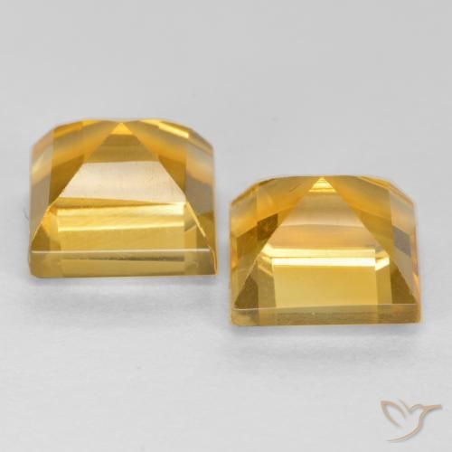 Shop natural 3.88ct Orange Doré Citrine gems, Carré, from Brésil at GemSelect. In stock, global shipping!