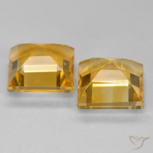 Shop natural 3.12ct Doré profond Citrine gems, Carré, from Brésil at GemSelect. In stock, global shipping!