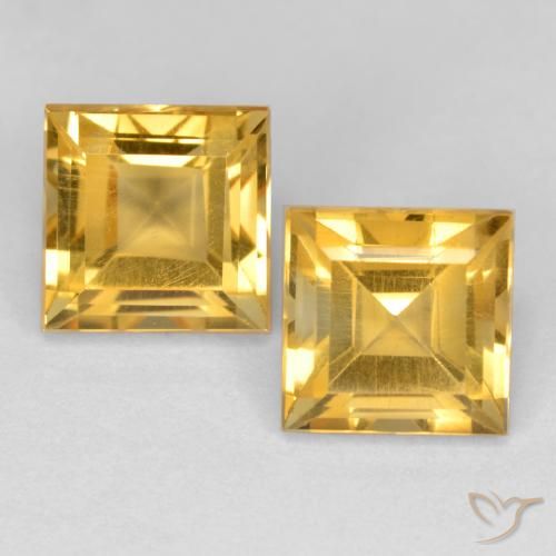 Shop natural 3.59ct Doré Citrine gems, Carré, from Brésil at GemSelect. In stock, global shipping!