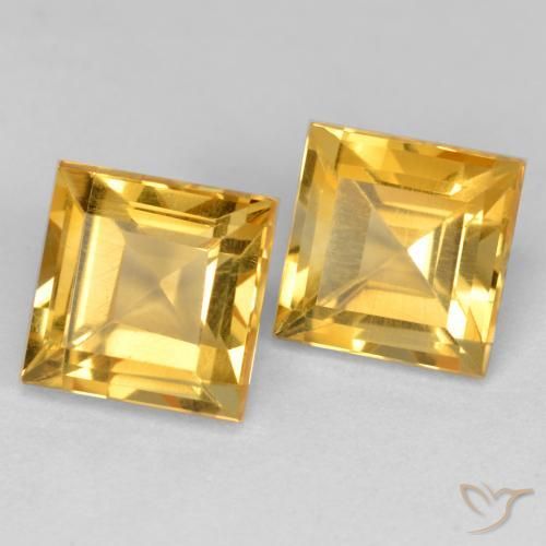 Shop natural 3.59ct Doré Citrine gems, Carré, from Brésil at GemSelect. In stock, global shipping!