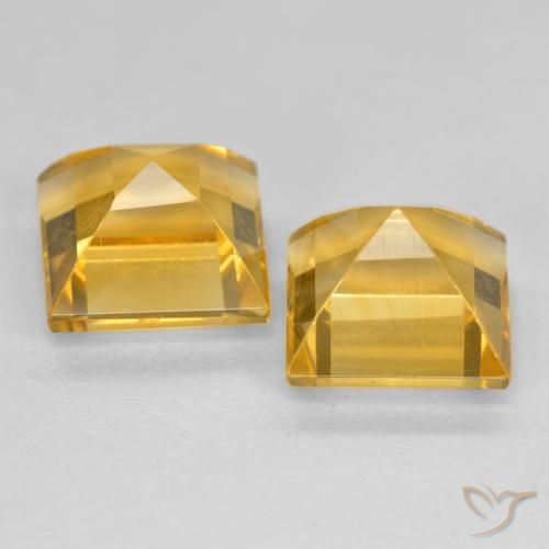 Shop natural 3.59ct Doré Citrine gems, Carré, from Brésil at GemSelect. In stock, global shipping!