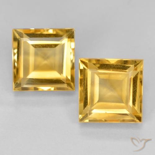 Shop natural 3.65ct Doré Citrine gems, Carré, from Brésil at GemSelect. In stock, global shipping!