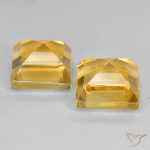 Shop natural 3.65ct Doré Citrine gems, Carré, from Brésil at GemSelect. In stock, global shipping!