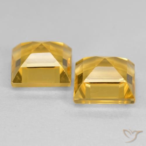 Shop natural 3.41ct Doré Citrine gems, Carré, from Brésil at GemSelect. In stock, global shipping!