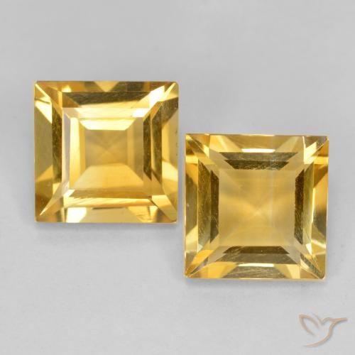 Shop natural 2.87ct Doré moyen Citrine gems, Carré, from Brésil at GemSelect. In stock, global shipping!