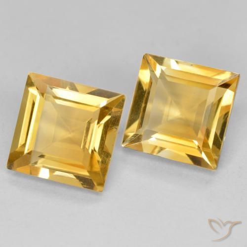Shop natural 2.87ct Doré moyen Citrine gems, Carré, from Brésil at GemSelect. In stock, global shipping!