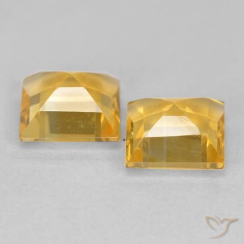 Shop natural 2.87ct Doré moyen Citrine gems, Carré, from Brésil at GemSelect. In stock, global shipping!