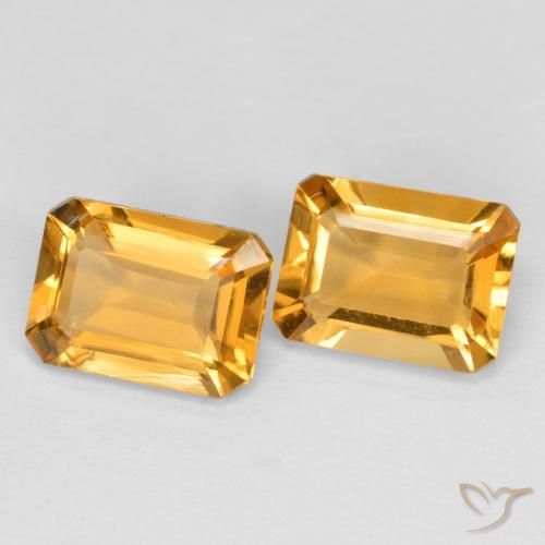 Shop natural 2.54ct Doré foncé Citrine gems, Octogone / coupe Émeraude, from Brésil at GemSelect. In stock, global shipping!