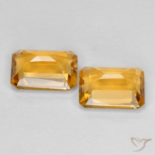 Shop natural 2.54ct Doré foncé Citrine gems, Octogone / coupe Émeraude, from Brésil at GemSelect. In stock, global shipping!