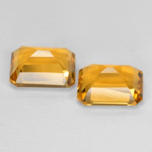 Achetez naturel 3,02ct doré citrine gems, taille émeraude, en provenance brésil chez gemselect. en stock, livraison internationale!