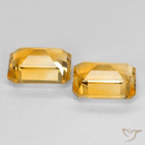 Shop natural 3.09ct Orange doré profond Citrine gems, Octogone / coupe Émeraude, from Brésil at GemSelect. In stock, global shipping!