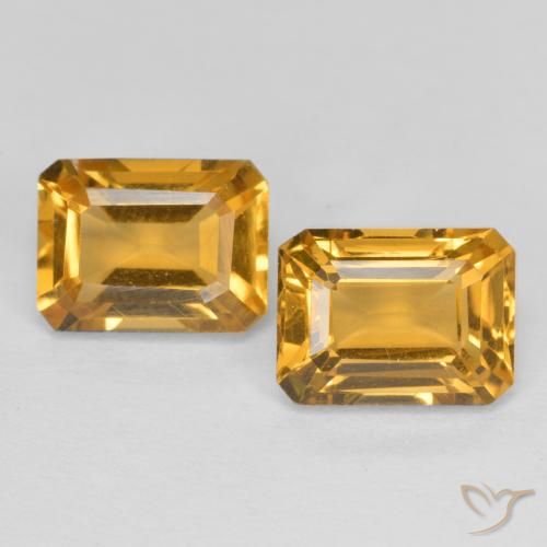 Shop natural 2.97ct Orange doré profond Citrine gems, Octogone / coupe Émeraude, from Brésil at GemSelect. In stock, global shipping!