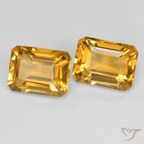 Shop natural 2.97ct Orange doré profond Citrine gems, Octogone / coupe Émeraude, from Brésil at GemSelect. In stock, global shipping!